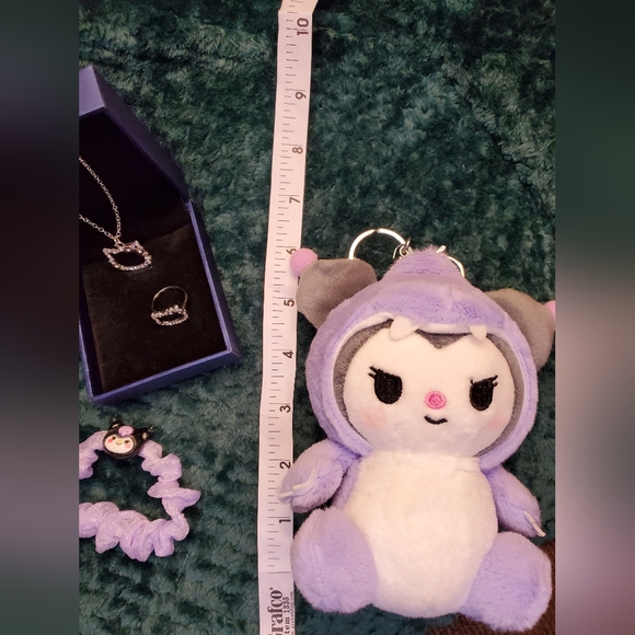 Lot of NEW Hello Kitty Sanario Kumari Plush Moon Star keychain, Necklace, Ring,+ - Picture 11 of 11